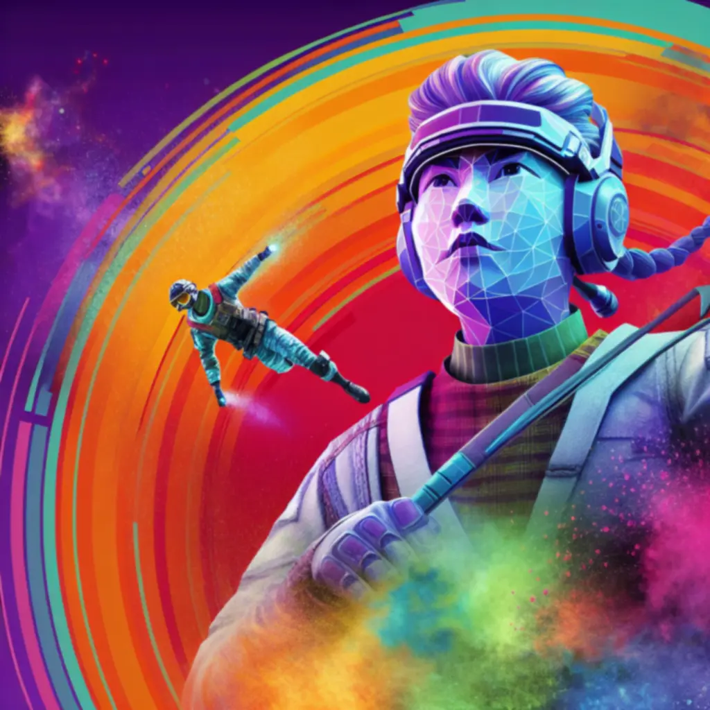 Fan art Jett w dynamicznej pozie