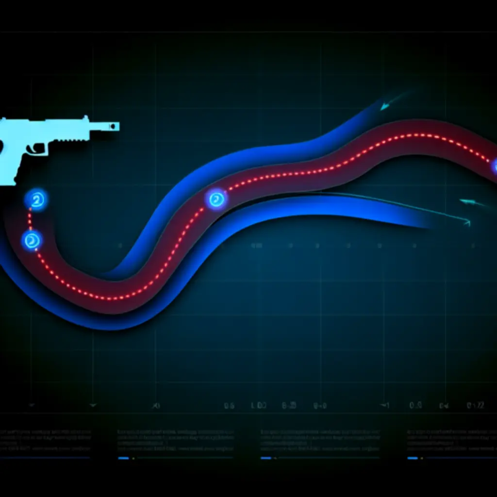 Wizualizacja spray patterns dla Vandal i Phantom