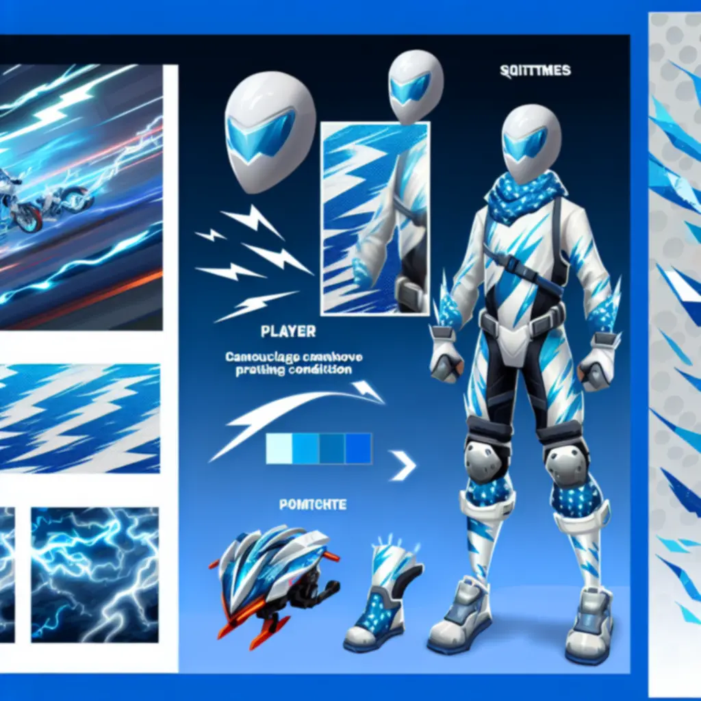 Zestaw kosmetyków inspirowany Jett: karta gracza i motyw na broń