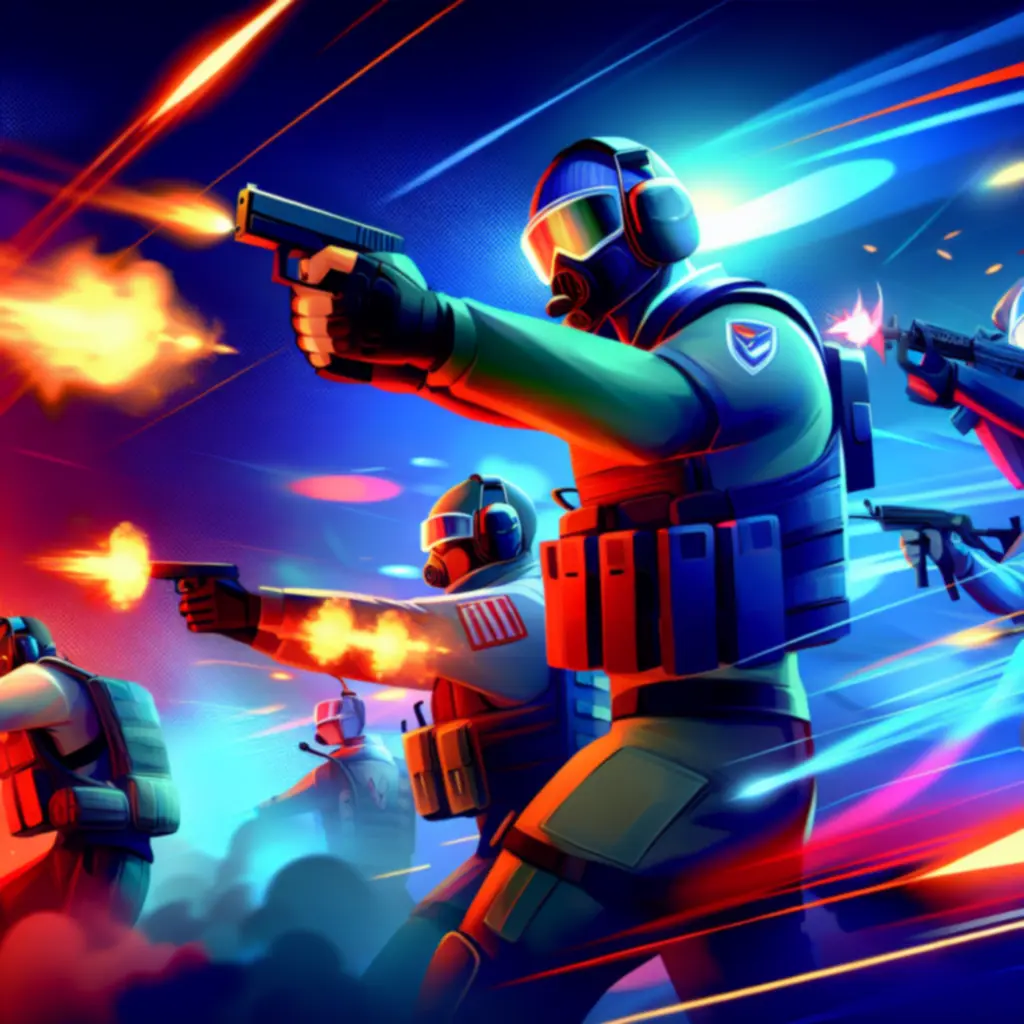 Dynamiczna akcja Valorant z wykorzystaniem umiejętności i precyzyjnego celowania